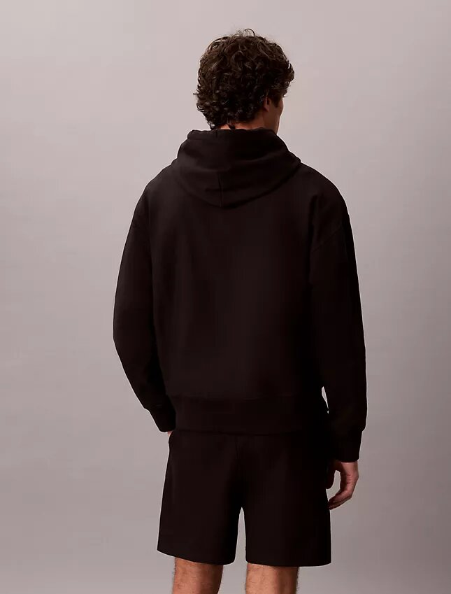 Premium Havlu Kumaş Rahat Monogram Polar Kapüşonlu Sweatshirt Premium Havlu Kumaş Rahat Monogram Polar Kapüşonlu Sweatshirt