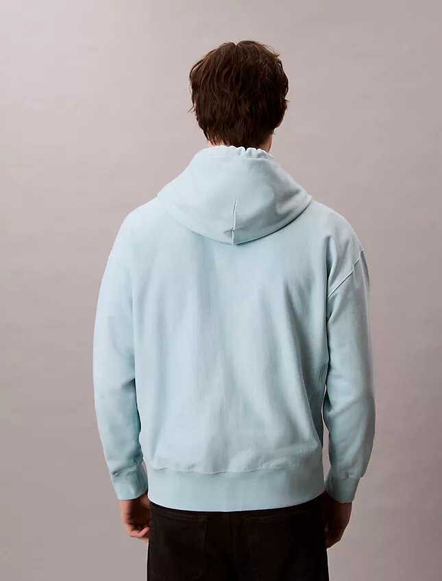 Premium Havlu Kumaş Rahat Monogram Polar Kapüşonlu Sweatshirt Premium Havlu Kumaş Rahat Monogram Polar Kapüşonlu Sweatshirt