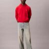 Premium Havlu Kumaş Rahat Monogram Polar Kapüşonlu Sweatshirt Premium Havlu Kumaş Rahat Monogram Polar Kapüşonlu Sweatshirt