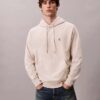 Premium Havlu Kumaş Rahat Monogram Polar Kapüşonlu Sweatshirt Premium Havlu Kumaş Rahat Monogram Polar Kapüşonlu Sweatshirt