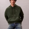 Premium Havlu Kumaş Rahat Monogram Polar Kapüşonlu Sweatshirt Premium Havlu Kumaş Rahat Monogram Polar Kapüşonlu Sweatshirt