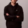 Premium Havlu Kumaş Rahat Monogram Polar Kapüşonlu Sweatshirt Premium Havlu Kumaş Rahat Monogram Polar Kapüşonlu Sweatshirt