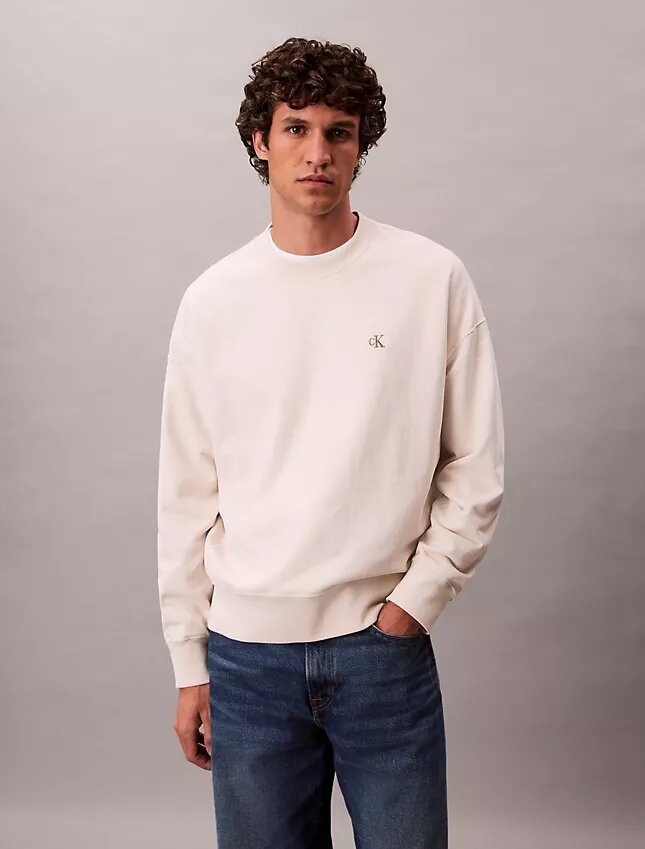 Premium Havlu Kumaş Rahat Sweatshirt Premium Havlu Kumaş Rahat Sweatshirt