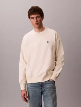Premium Havlu Kumaş Rahat Sweatshirt
