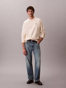 Premium Havlu Kumaş Rahat Sweatshirt