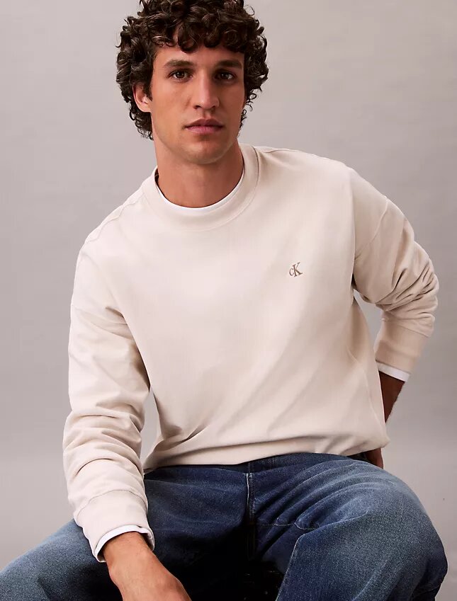 Premium Havlu Kumaş Rahat Sweatshirt Premium Havlu Kumaş Rahat Sweatshirt