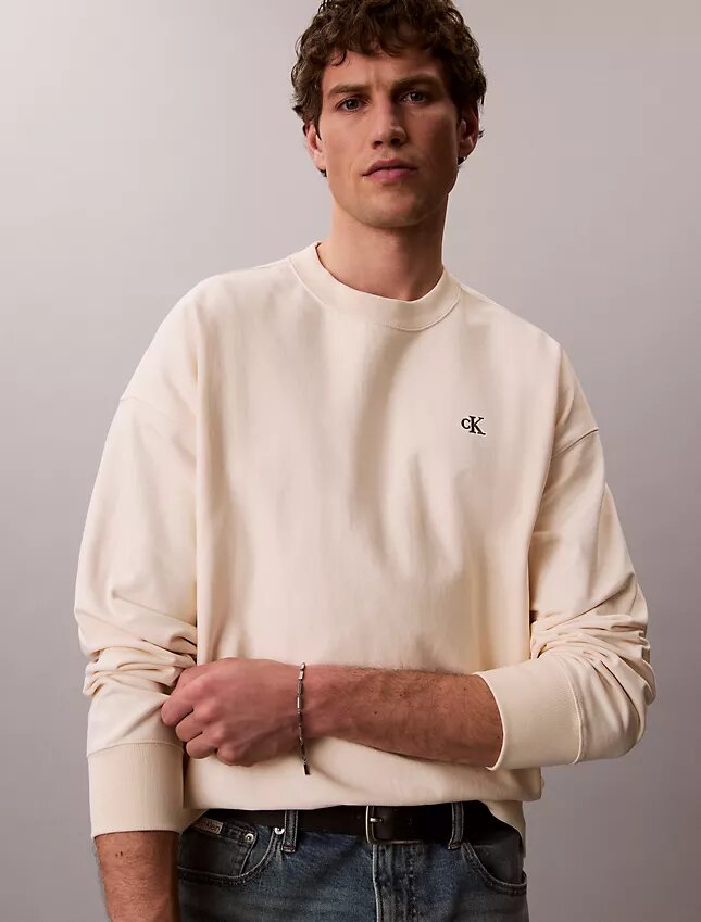 Premium Havlu Kumaş Rahat Sweatshirt Premium Havlu Kumaş Rahat Sweatshirt
