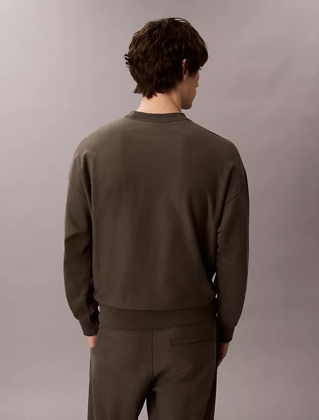 Premium Havlu Kumaş Rahat Sweatshirt Premium Havlu Kumaş Rahat Sweatshirt