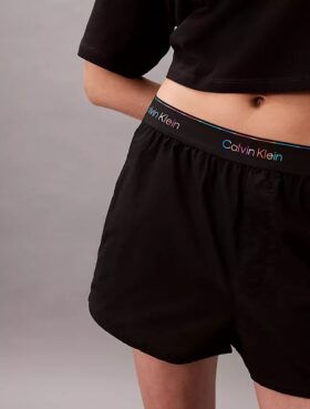 Pride Logo Poplin Uyku Şortu