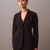 Pürüzsüz Dolman Klasik Blazer Pürüzsüz Dolman Klasik Blazer