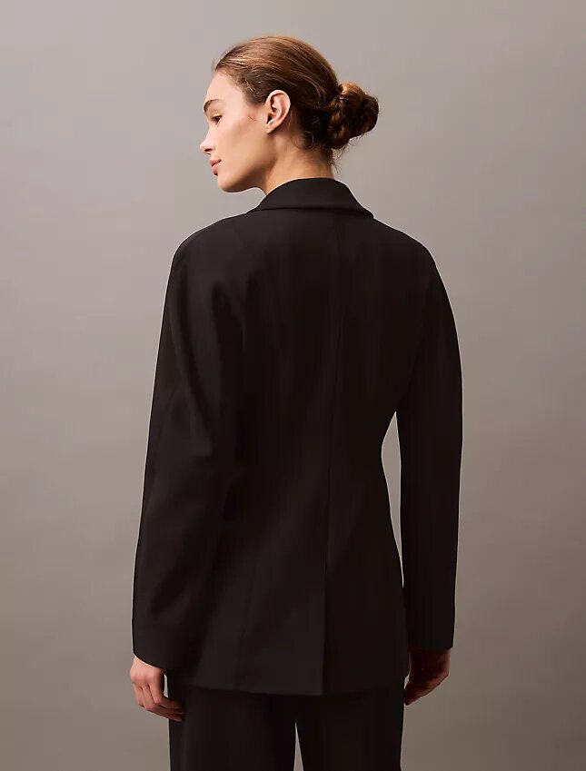 Pürüzsüz Dolman Klasik Blazer Pürüzsüz Dolman Klasik Blazer