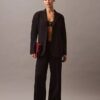 Pürüzsüz Dolman Klasik Blazer Pürüzsüz Dolman Klasik Blazer