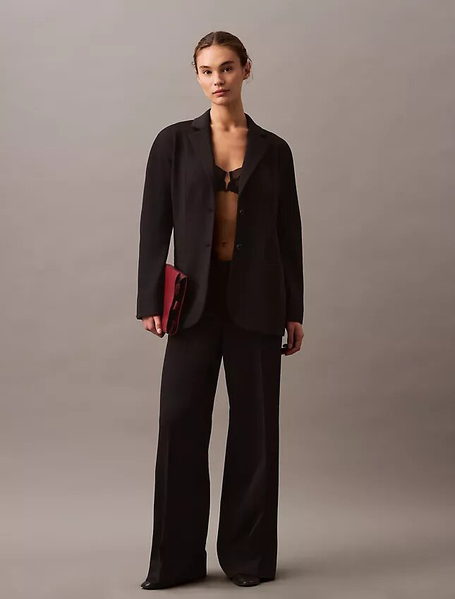 Pürüzsüz Dolman Klasik Blazer Pürüzsüz Dolman Klasik Blazer