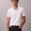 Pürüzsüz Pamuk Karışımlı Monogram Polo Gömlek Pürüzsüz Pamuk Karışımlı Monogram Polo Gömlek