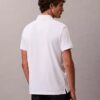 Pürüzsüz Pamuk Karışımlı Monogram Polo Gömlek Pürüzsüz Pamuk Karışımlı Monogram Polo Gömlek