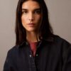 Rahat Denim Düğmeli Gömlek Rahat Denim Düğmeli Gömlek