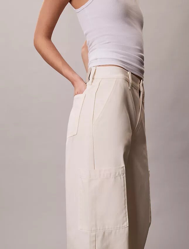 Rahat Denim Kargo Pantolon Rahat Denim Kargo Pantolon