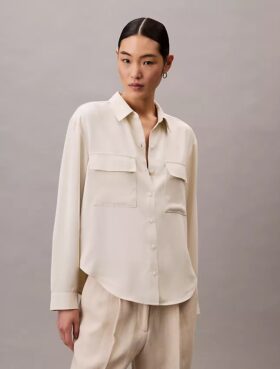 Rahat Düğmeli Utility Shirt