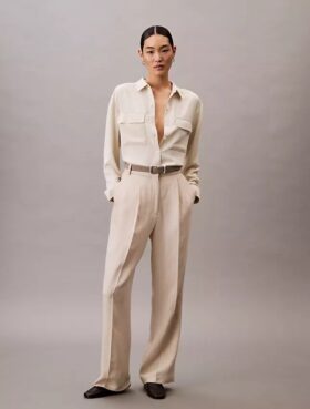 Rahat Düğmeli Utility Shirt