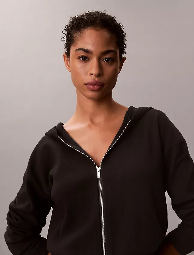 Rahat Örme Kapüşonlu Sweatshirt Rahat Örme Kapüşonlu Sweatshirt