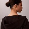 Rahat Örme Kapüşonlu Sweatshirt Rahat Örme Kapüşonlu Sweatshirt