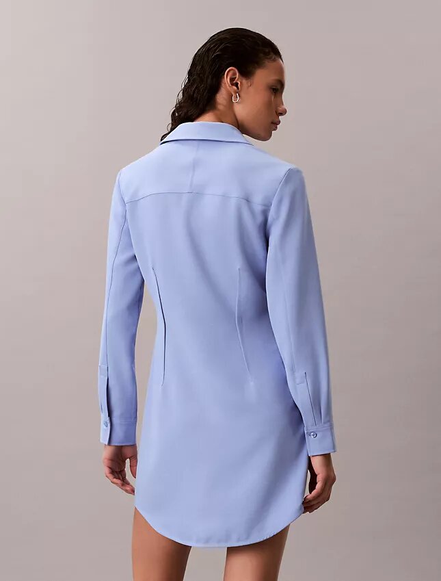 Rahat Twill Mini Gömlek Elbise Rahat Twill Mini Gömlek Elbise