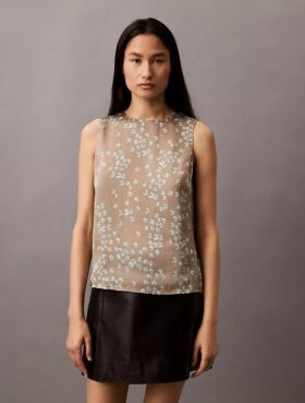 Saten Baskılı Tank Top