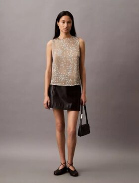 Saten Baskılı Tank Top