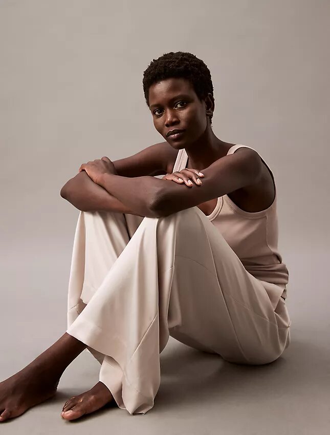 Saten Geniş Paça Pijama Pantolonu Saten Geniş Paça Pijama Pantolonu