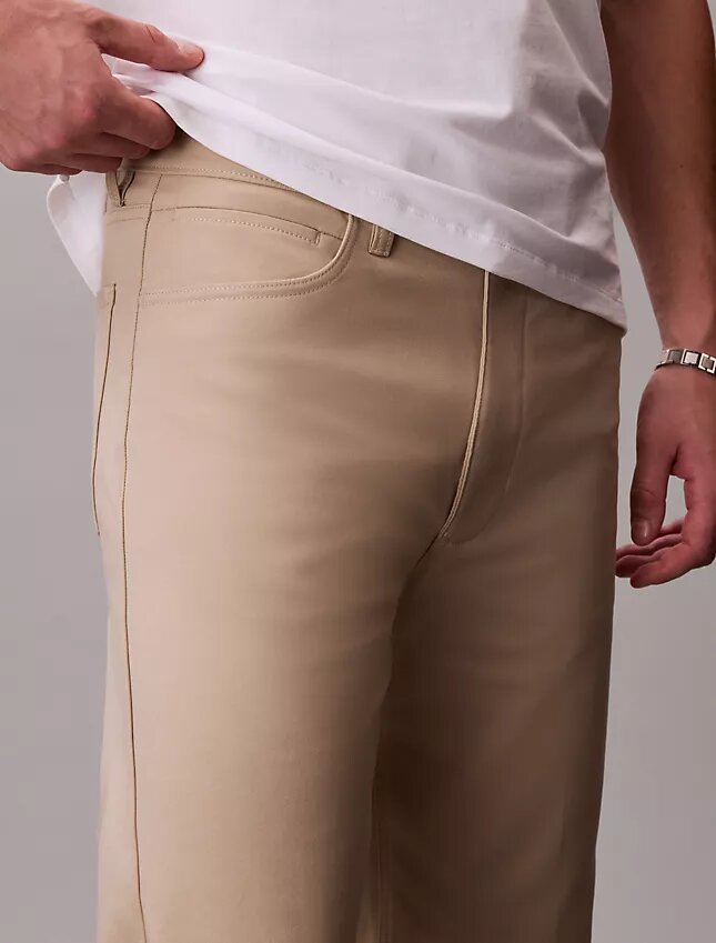 Standart Düz Streç 5 Cepli Pantolonlar Standart Düz Streç 5 Cepli Pantolonlar