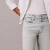 Standart Düz Yün Karışımlı Jeanler