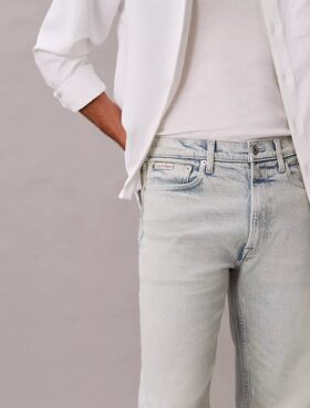 Standart Düz Yün Karışımlı Jeanler