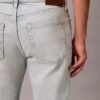 Standart Düz Yün Karışımlı Jeanler