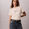 Standart Logo Boxy Fit Bisiklet Yaka Tişört