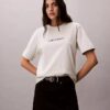 Standart Logo Boxy Fit Bisiklet Yaka Tişört
