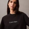 Standart Logo Boxy Fit Bisiklet Yaka Tişört