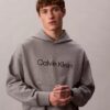 Standart Logolu Havlu Kapüşonlu Sweatshirt