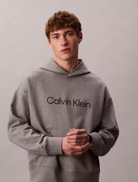 Standart Logolu Havlu Kapüşonlu Sweatshirt