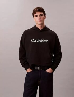 Standart Logolu Havlu Kapüşonlu Sweatshirt