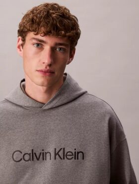Standart Logolu Havlu Kapüşonlu Sweatshirt