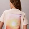 Sun Grafik Serinletici Jersey Klasik Tişört