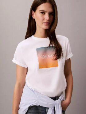 Sunset Grafik Klasik Tişört