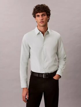 Supima Cotton Stretch Slim Gömlek