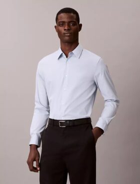 Supima Cotton Stretch Slim Gömlek