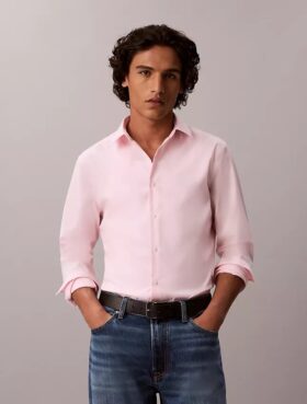Supima Cotton Stretch Slim Gömlek