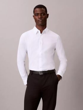 Supima Cotton Stretch Slim Gömlek