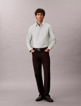 Supima Cotton Stretch Slim Gömlek