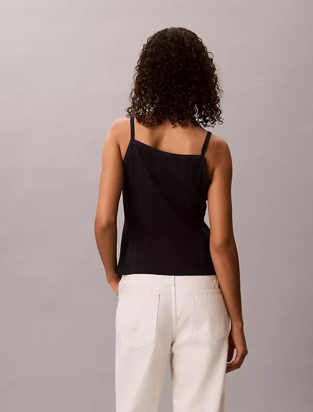 Tığ İşlemeli Düğmeli Tank Top Tığ İşlemeli Düğmeli Tank Top