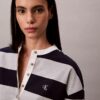 Varsity Çizgili Henley Üst Giyim