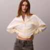 Varsity Çizgili Henley Üst Giyim